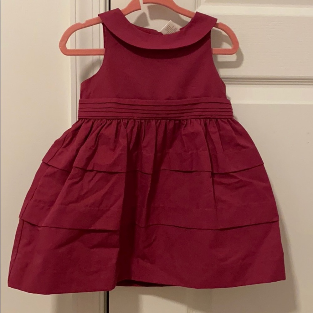 Janie &Jack holiday bow back baby dress